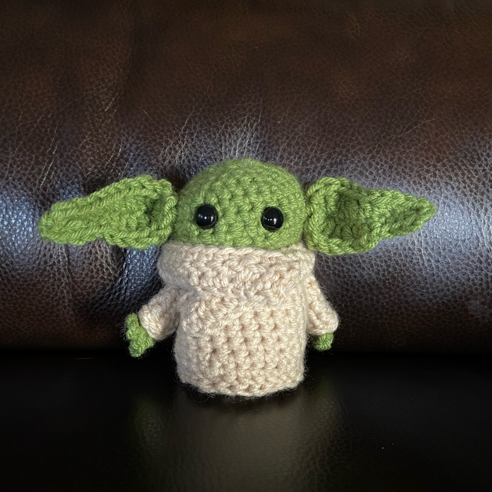 Handmade Baby Yoda “The Child” crochet doll